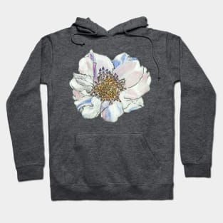 White Camellia Hoodie